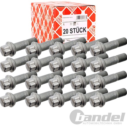 20x febi radschraube - 20x,